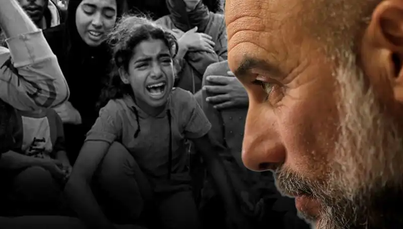 Pep Guardiola'dan Gazze Açıklaması: "Acıyı Vücudumda Hissediyorum"