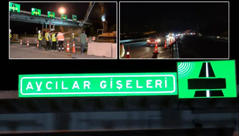 İstanbul Avcılar Gişeleri Çift Yönlü Kapatıldı: Trafik Kaosu Bekleniyor