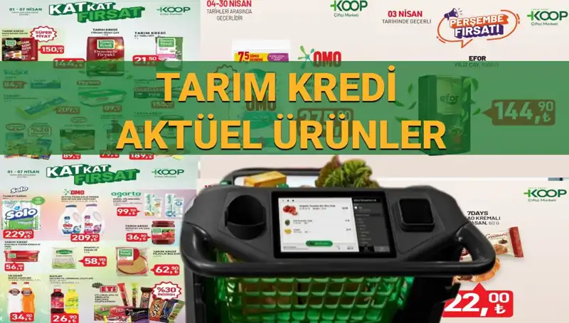 Tarım Kredi Marketleri'nde Nisan Fırsatları: İndirimli Ürünler Listele Geldi!
