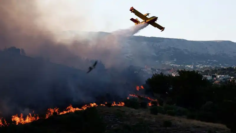 Sakız Adası’ndaki Orman Yangını: Kontrol Altına Alındı, Ancak Zarar Büyük