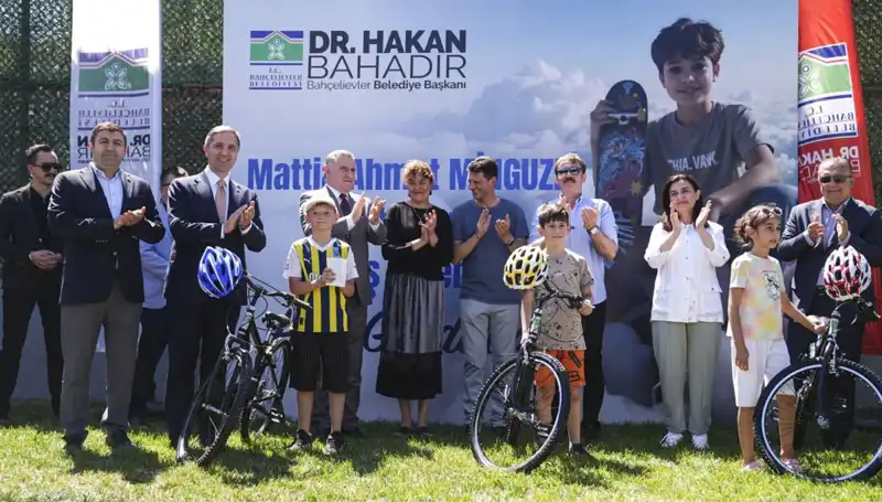 Bahçelievler'de Gençlerin Yeni Gözdesi: Mattia Ahmet Minguzzi Skate Parkı Açıldı