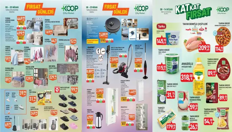Tarım Kredi KOOP Marketleri 12-23 Nisan İndirimlerinde Şok Fırsatlar!