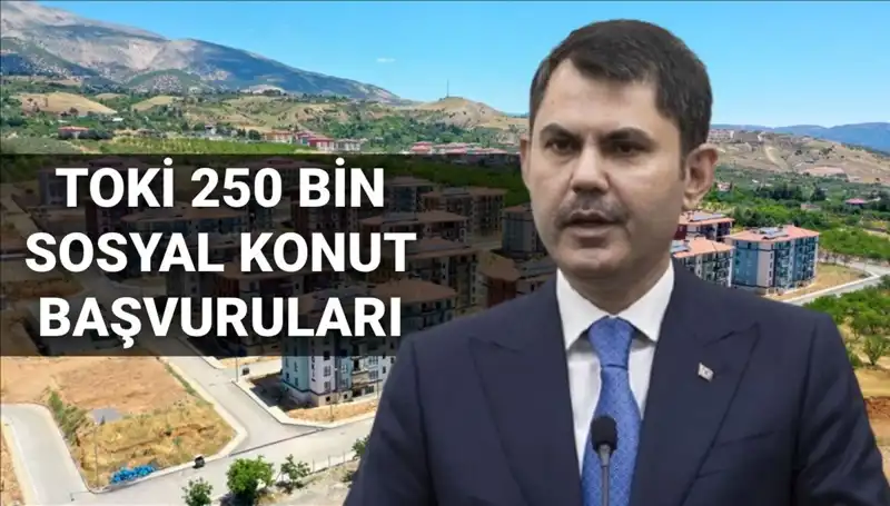 2025'te TOKİ 250 Bin Sosyal Konut Başvuruları Başlıyor: Tarih Açıklandı!