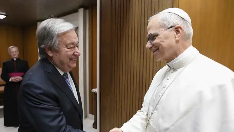 Papa Leo ve Guterres Dünyanın Geleceği İçin Bir Araya Geldi