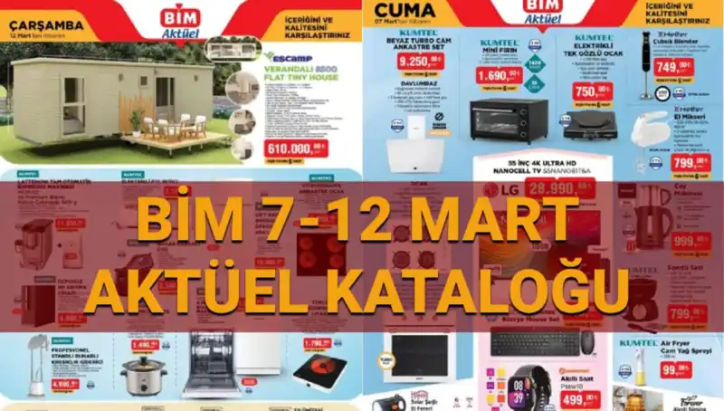 BİM Aktüel Kataloğu 11-12 Mart: Alışverişin Yeni Dönemi Başlıyor!