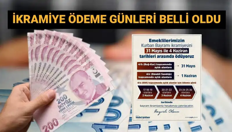 Emeklilere Müjde: Bayram İkramiyeleri Hesaplarda! Ne Zaman Yatacak?