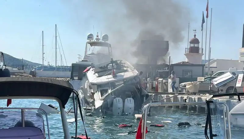 Bodrum'da Tekne Patlaması: Yaralılar ve Panik Dolu Anlar